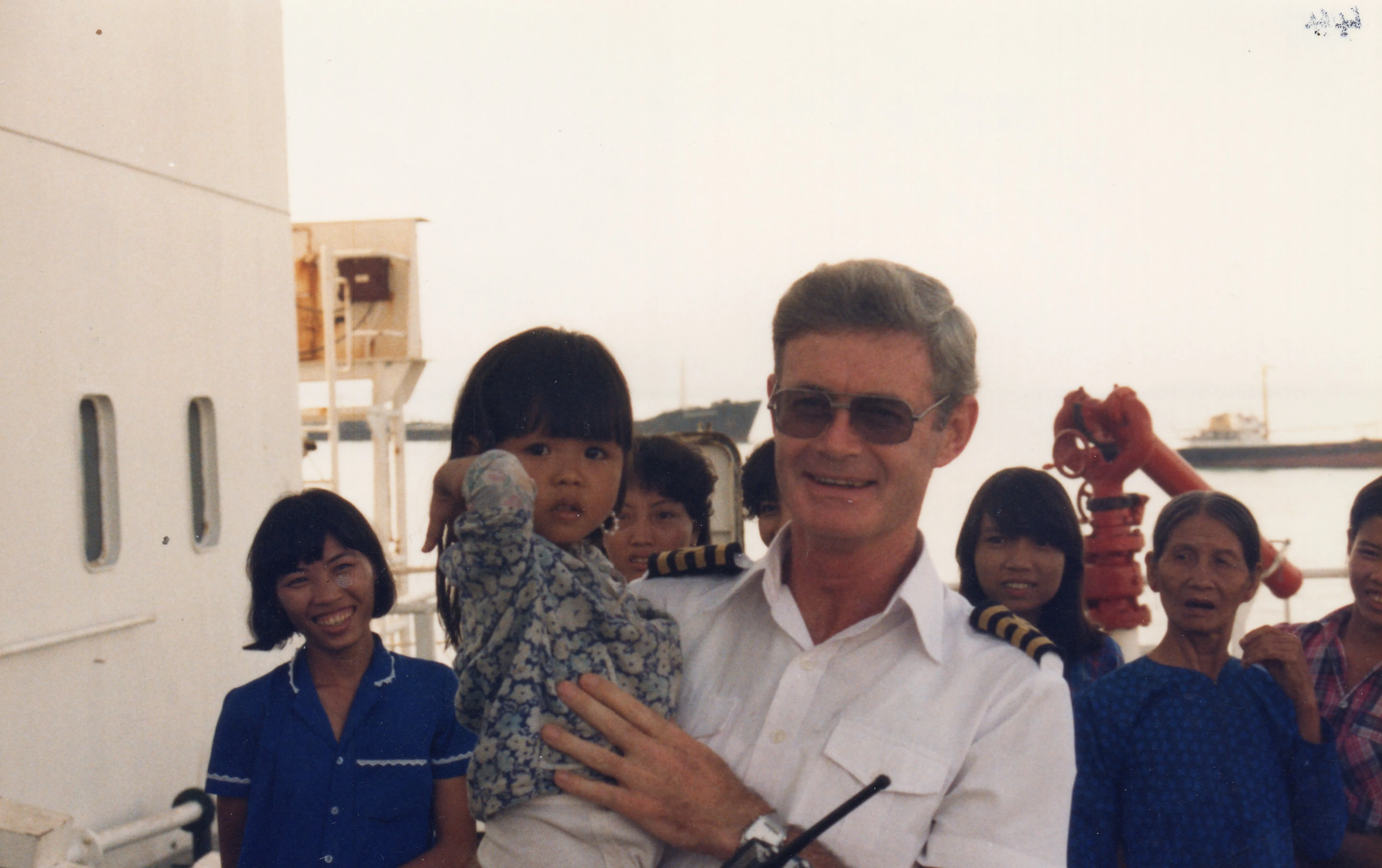 Captain Thomas P. Hughes dressed in the uniform.